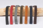 Mobile Preview: Fettleder Halsband leicht  Farben